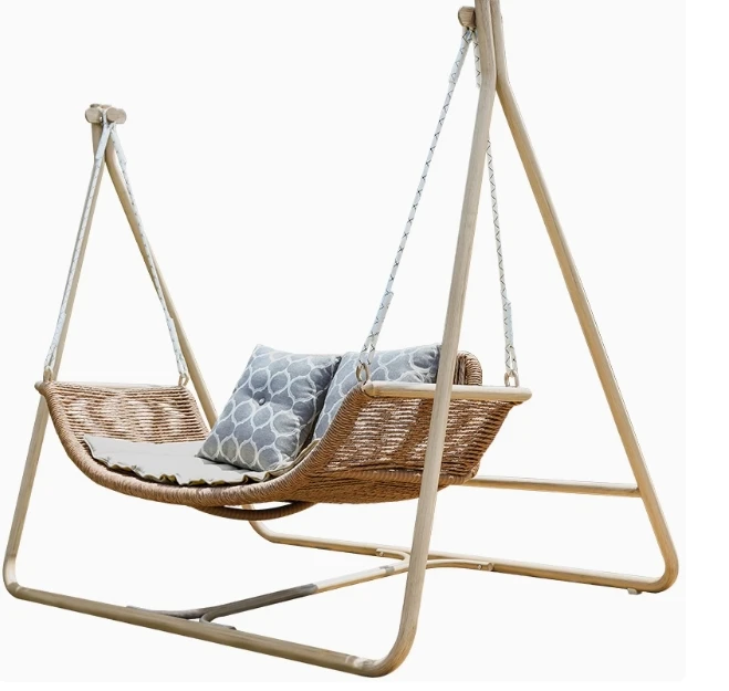 Outdoor swing, courtyard swing, outdoor double hammock, small courtyard