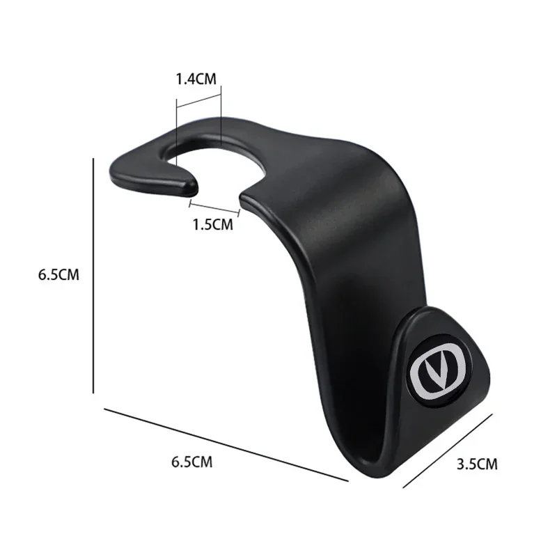 2pcs/4pcs Car Decoration Seat Hook Organizer Holder For Changan Logo CS75 Alsvin V7 CX70 CS35 CS15 CS85 CS95 CS55 Eado CX20 CX30