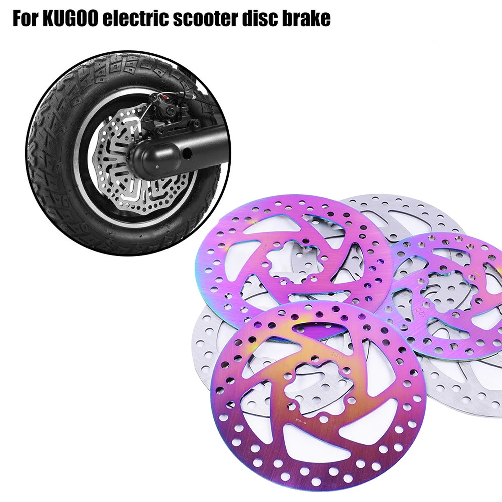 120/140/145mm Brake Disc Hot Sale Silver Colorful 6-hole Mounting Standard For Ninebot F20 F30 F40 For E-scooter