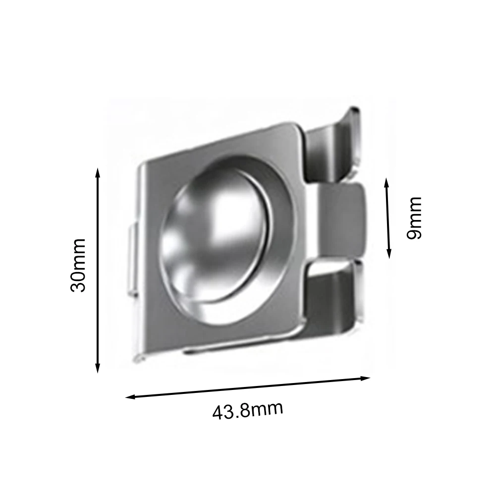 Stainless Steel Double Pole Fence Connector Set 10 pcs for For mesh Fencing Longitudinal Angle and Corner Installation