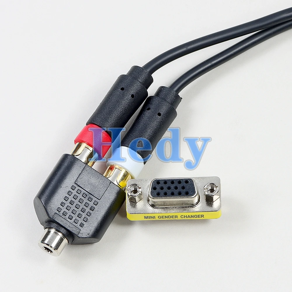30PCS High Quality VGA Definition Cable RCA Sound Adapter HD PAL NTSC For Sega Dreamcast DC - view 6