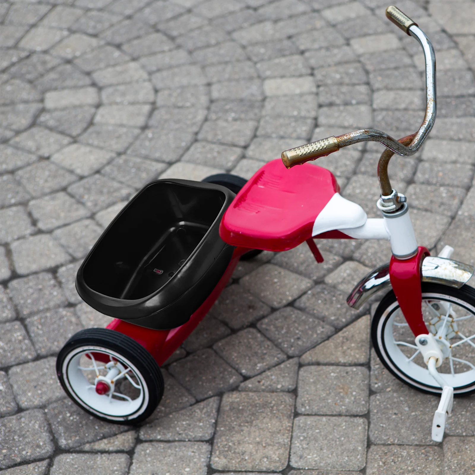 

Children Tricycle Rear Basket Large Capacity Durable Plastic Kids Bike Accessories Stable Design Fits Models Toddler Bikes Baby