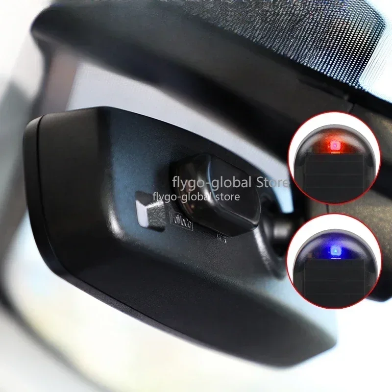 

Car solar anti-theft lamp simulation simulation warning flashing light alarm car decorative light LED