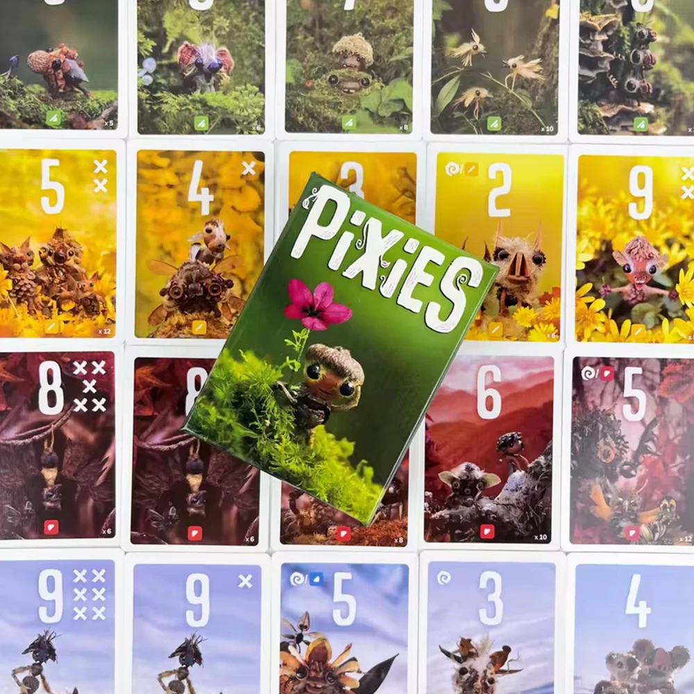 

NEW Pixies Card Game Fast-Paced Party Game for 2-5 Players 30 Minutes Fun Family Time Reaction Skill Booster