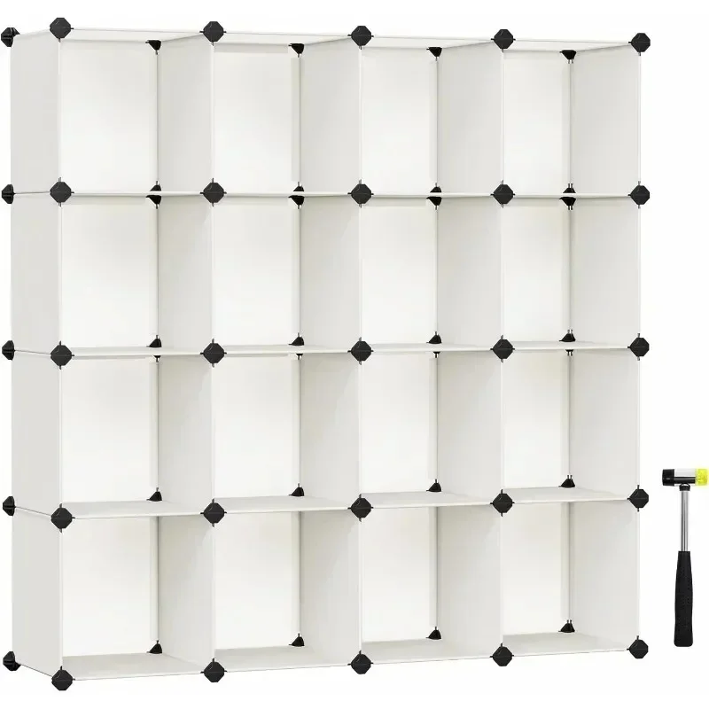

16-Piece Plastic Cube Storage Organizer Set, Book Shelf and Closet Storage Solution, Best-Selling Item