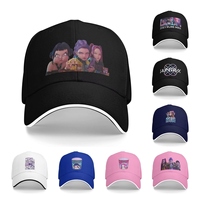 Unisex HUNTRIX food Sandwich Caps Sport Baseball Cap Snapback Caps Kpop Demon Hunters Sun Hat Adjustable Sports Cap