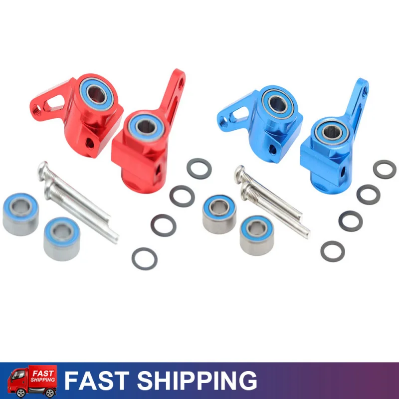 Aluminum Steering Knuckles #3736 for 1/10 Traxxas Slash Stampede Rustler Bandit Bigfoot 2WD Ford F-150 Raptor RC Car Upgrade