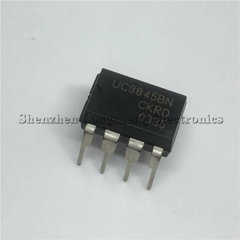 10PCS/LOT New UC3845BN UC3845 UC3845N DIP-8 Switching Controller Import Inline  In Stock