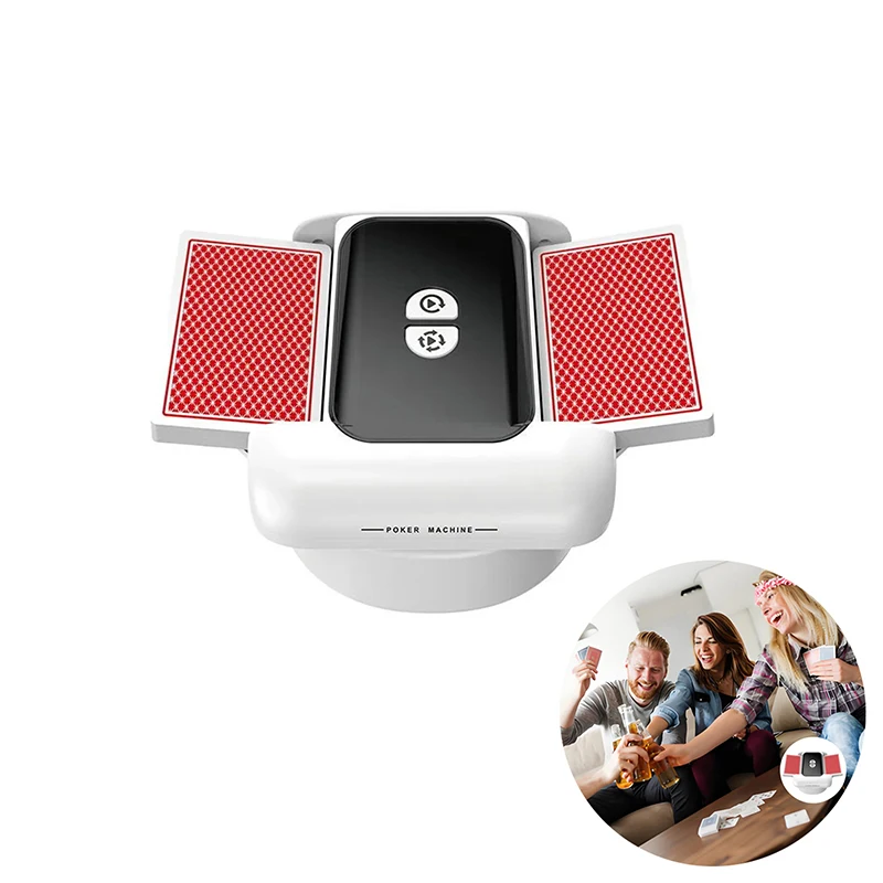 

2600mAh Rechargeable Battery Card Shuffler for Double Decks, One-Click Shuffling, Manual option, Travel-Friendly