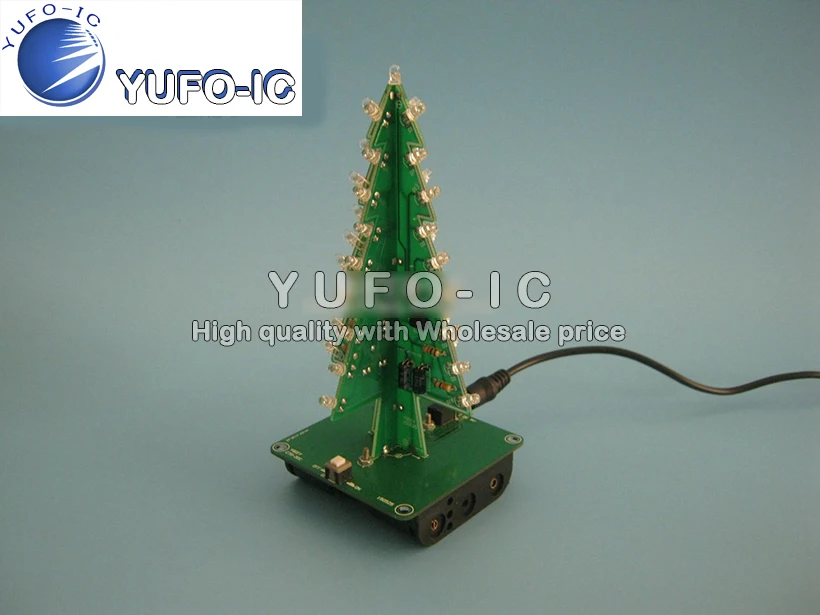 Flash Kit DIY Flash Christmas Tree Electronic Internship Kit Electronic Production Flash Parts