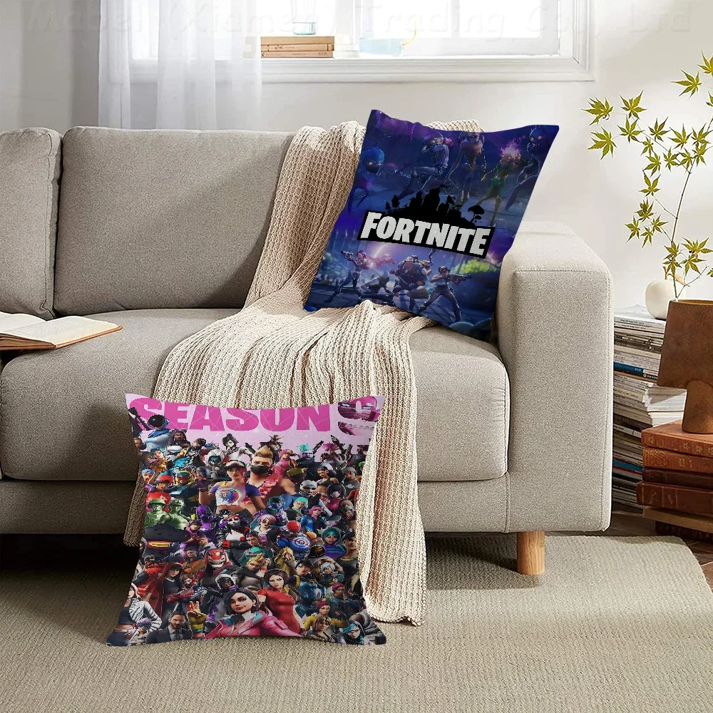 F-Fortnites Hot Game Cushion Cover Inches Farmhouse Decor Home Throw Pillow Covers for Couch Decorations