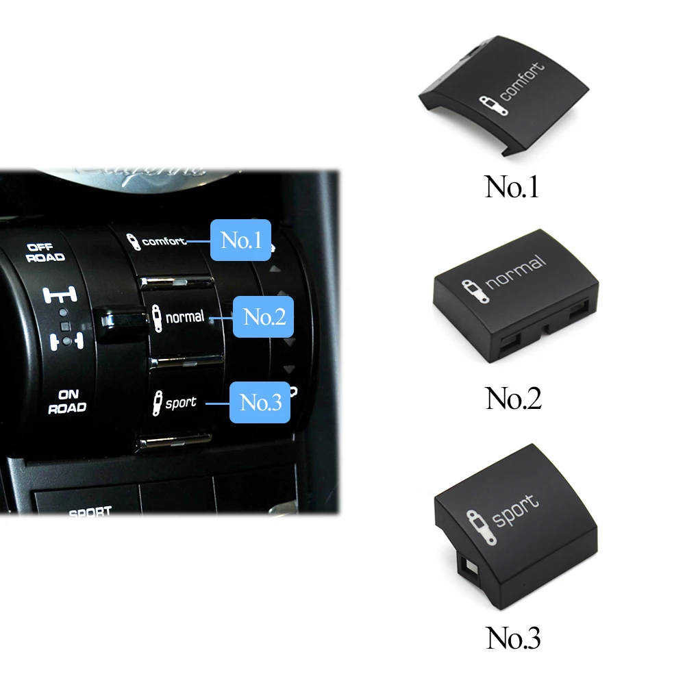 Car Center Console Suspension Mode Sports Button Comfort Normal Switch For Porsche Cayenne 7P5 2010-2014 7P5927521