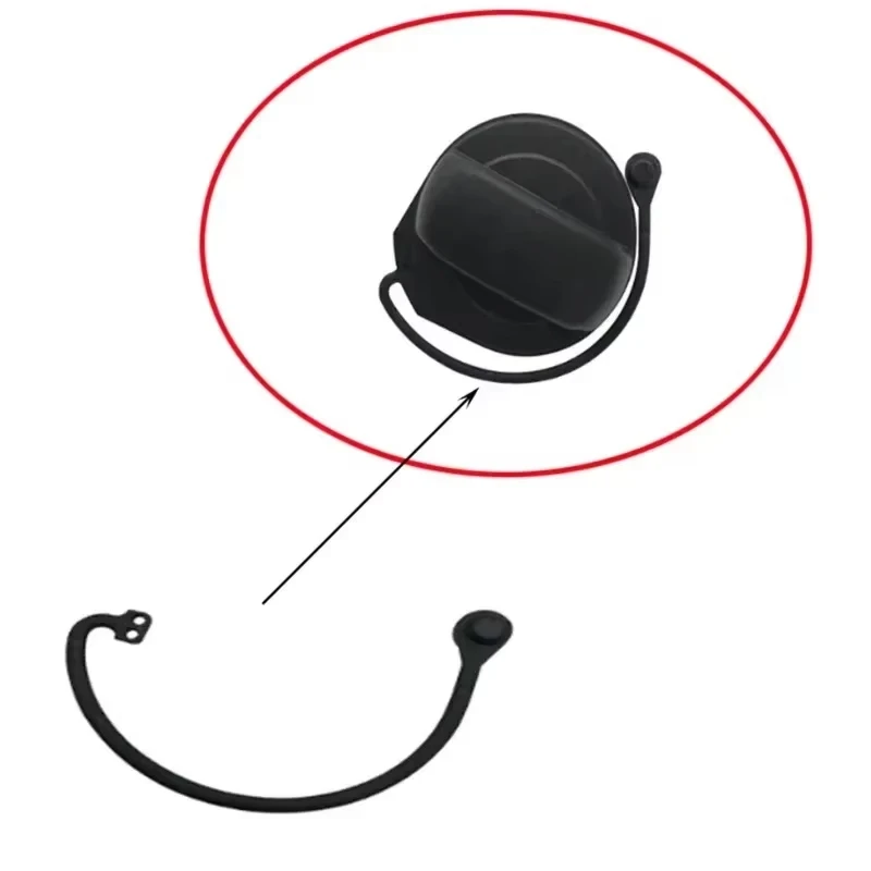 1/2/4 Peças Corda Durável para Tampa de Combustível VW Golf Polo Jetta Bora Passat CC Tiguan Audi A4 A6 Q5 – Substituição da Linha da Tampa do Tanque de Combustível