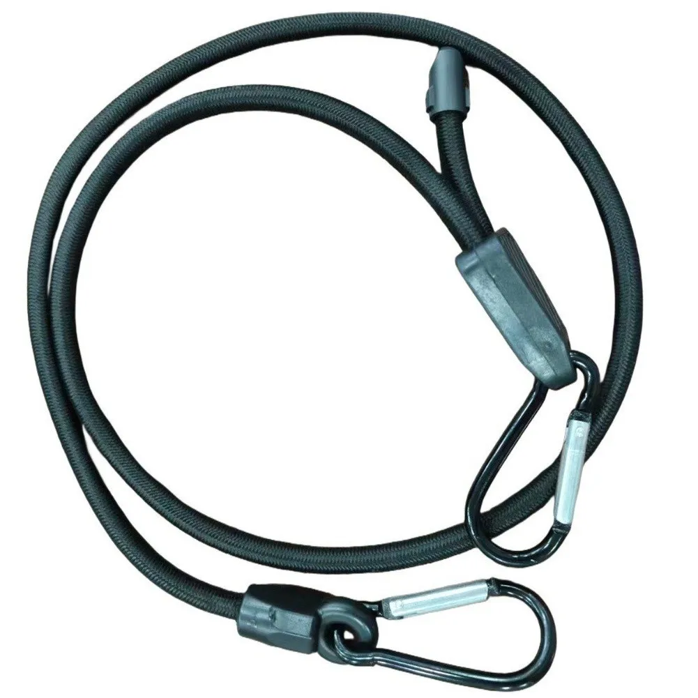 8pcs Adjustable Bungee Cords 7-36 Inch Duty Rubber Rope With Carabiner Hooks For Outdoor Cargo Secure Tie Down Strap