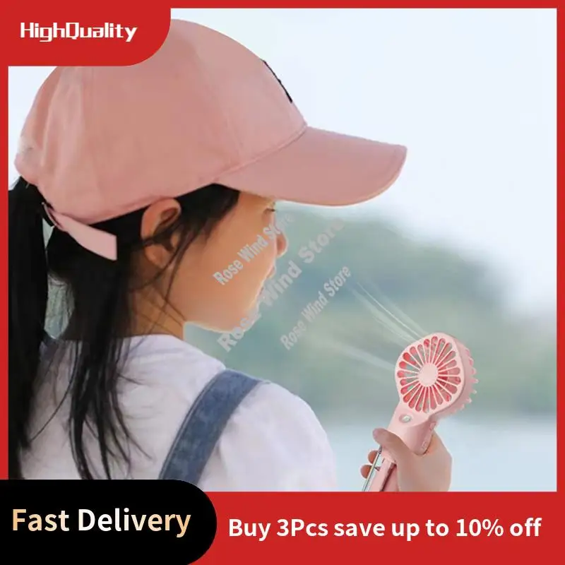 Hot Appliances Portable Handheld Spray Fan Water Spray Mist Fan Student Dormitory Mini Fan Summer Supplies Outdoor Cooling Tool