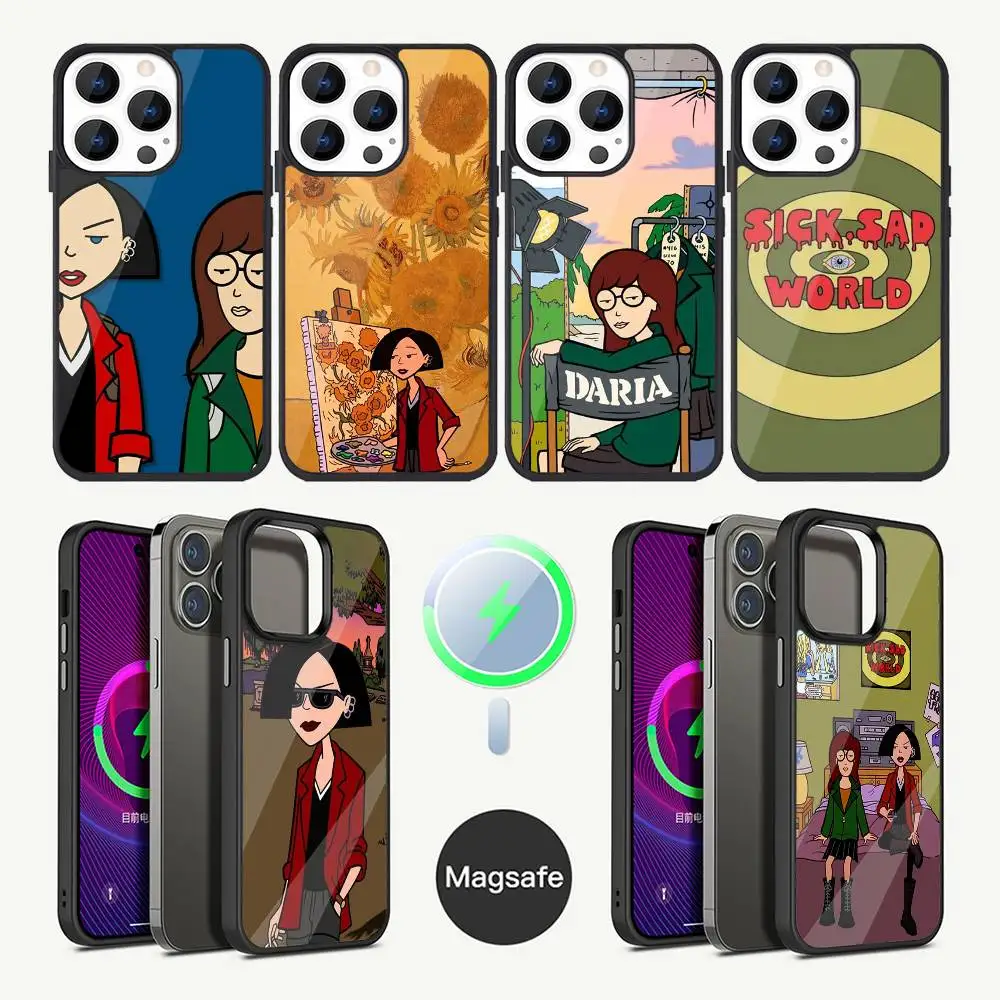 

C-Cool-D-Daria Phone Case For iPhone 17,16,15,14,13,12,11,Plus,Pro,Max Mini Magsafe Magnetic Wireless Charging