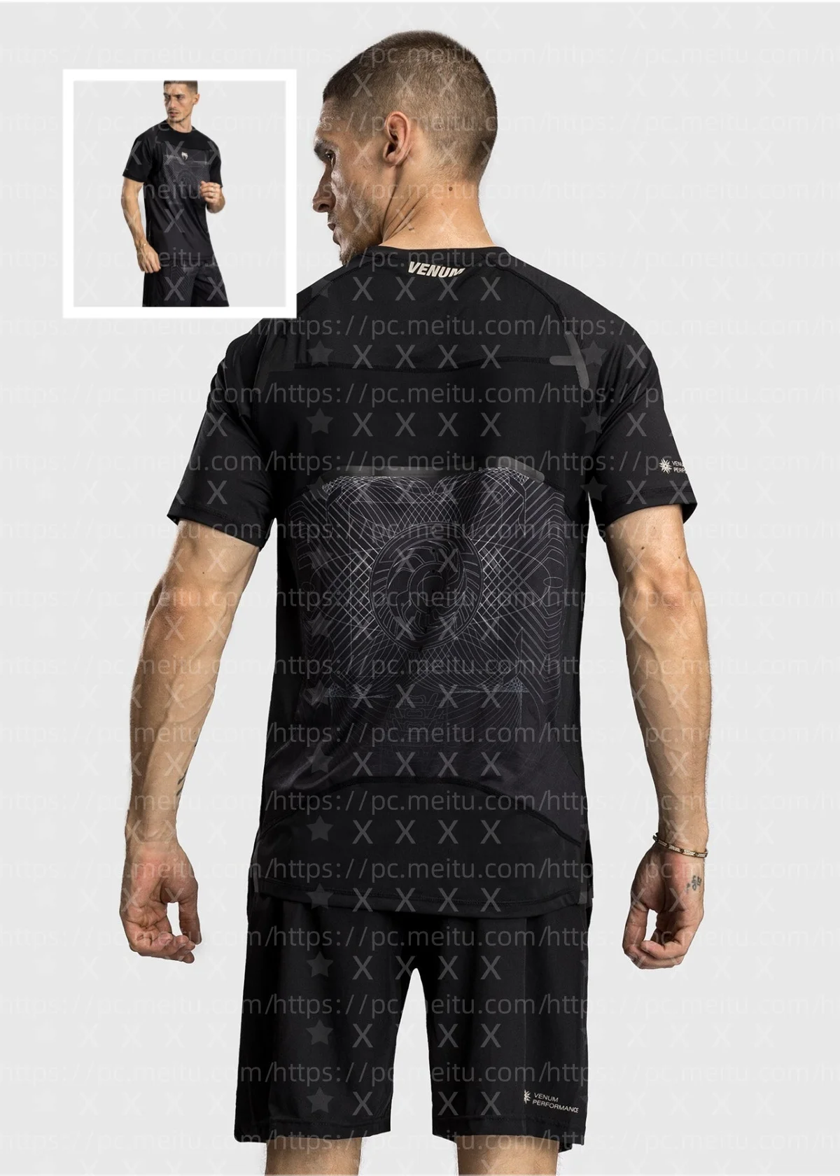

2025 New Spot Men's UFC Boxing Training Suit T-Shirt Soft and Lightweight Men's and Women's Crew Neck Boxing Star
