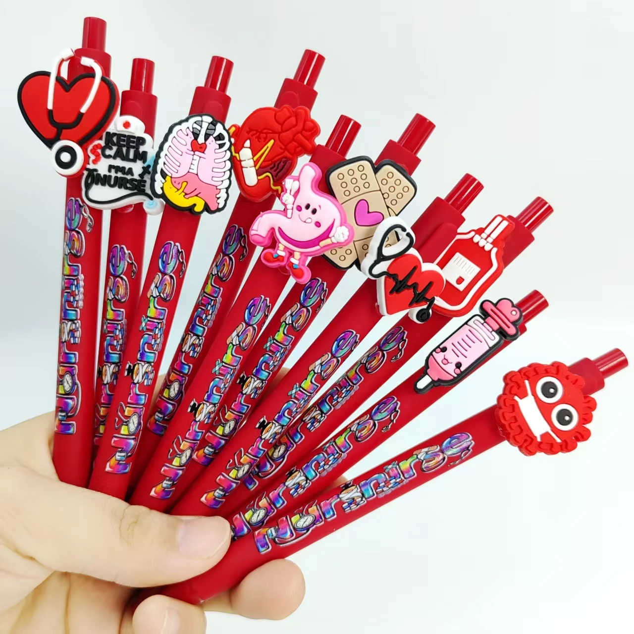 

5pcs/15pcs Medical Series Theme Ballpoint Pen Fashion Creative Medical Gift Pen Student Writing Signature