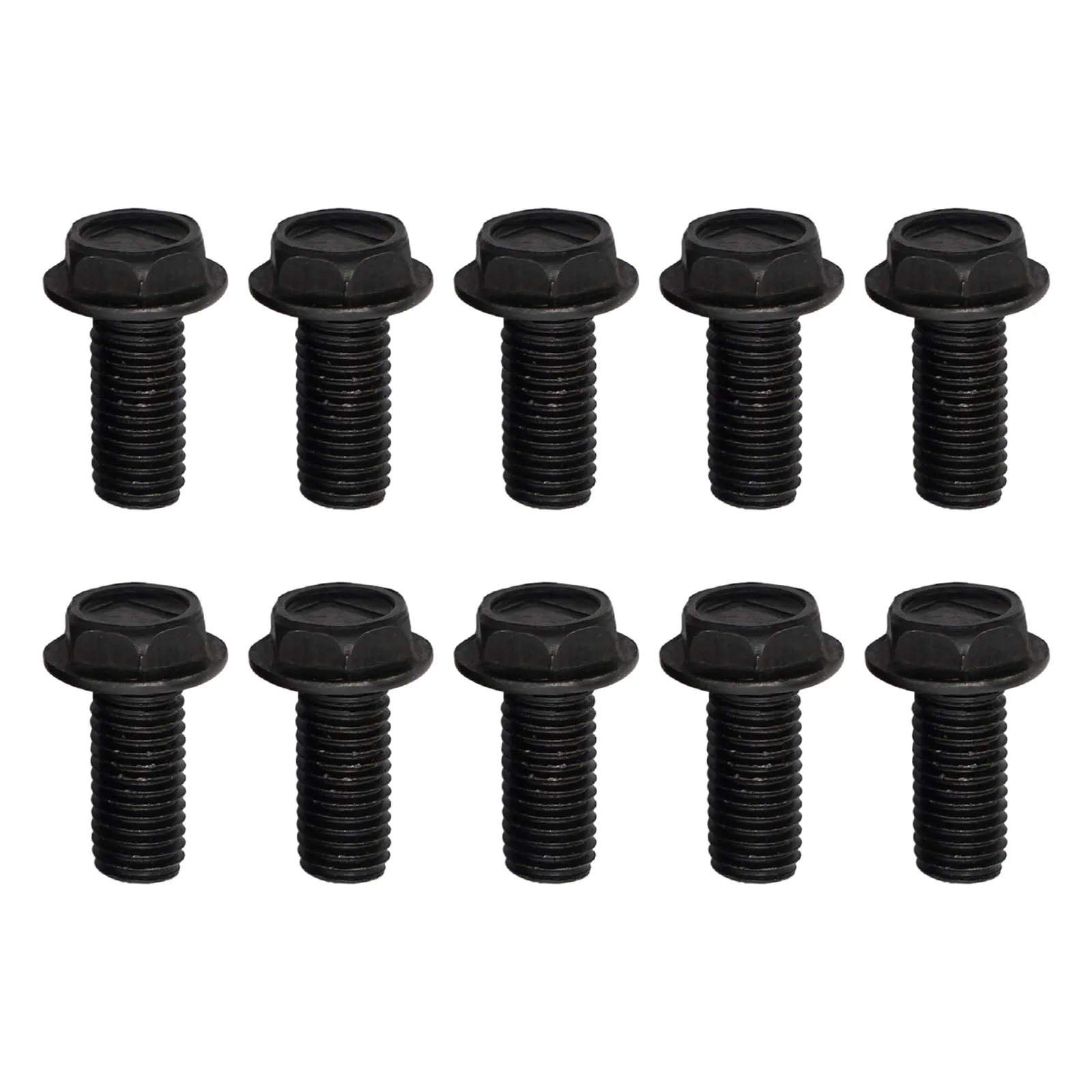 10pcs Screw 6mm 7mm 8mm Marble Machine Anti-thread Screws For Stone Cutting Machines Power Tools Accessories Galvanized Black