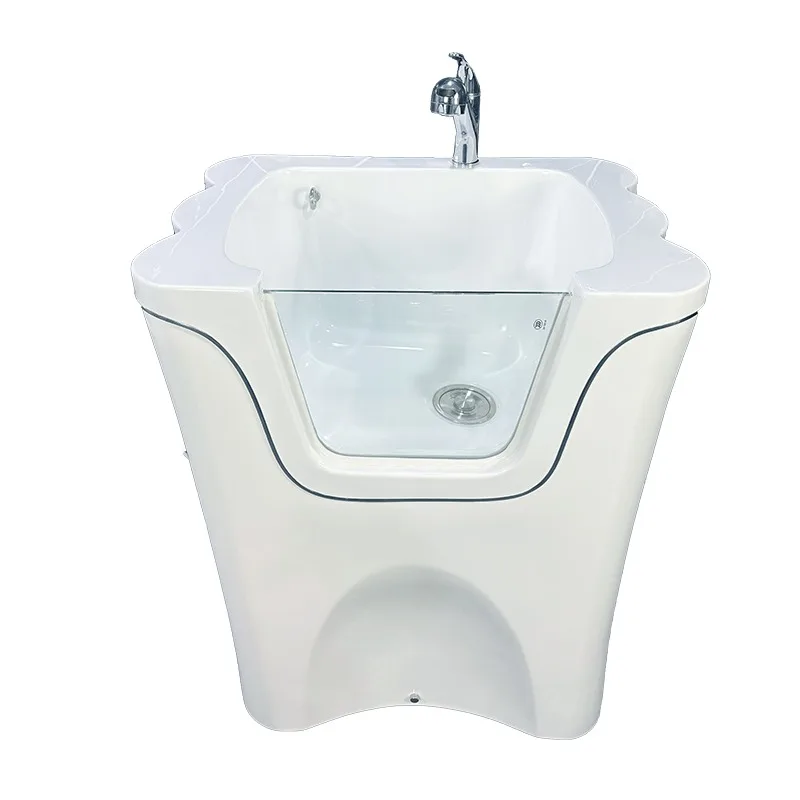 Electric Acrylic Ozone Deodorant Dog Spa Bath Tub For Small Dogs-Grooming Luxury Bathroom Use