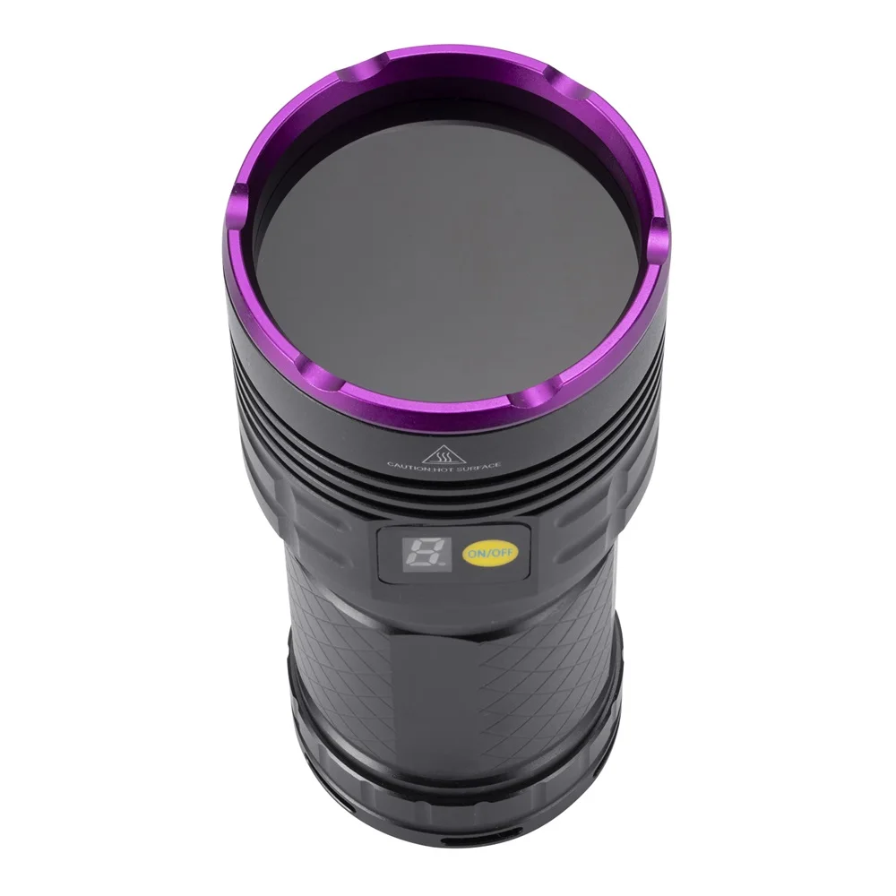 High Power 160W UV Flashlight Blacklight Cat Dog Urine Stain Tinea Ore Money Scorpion Marker Powerful Rechargeable UV Torch Lamp