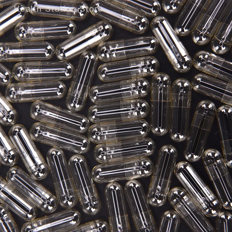 1000 قطعة/3000 قطعة كبسولات فارغة شفافة حبوب باستيليرو Vcaps صندوق منفصل شفاف Pastilleros De Medicinas #3