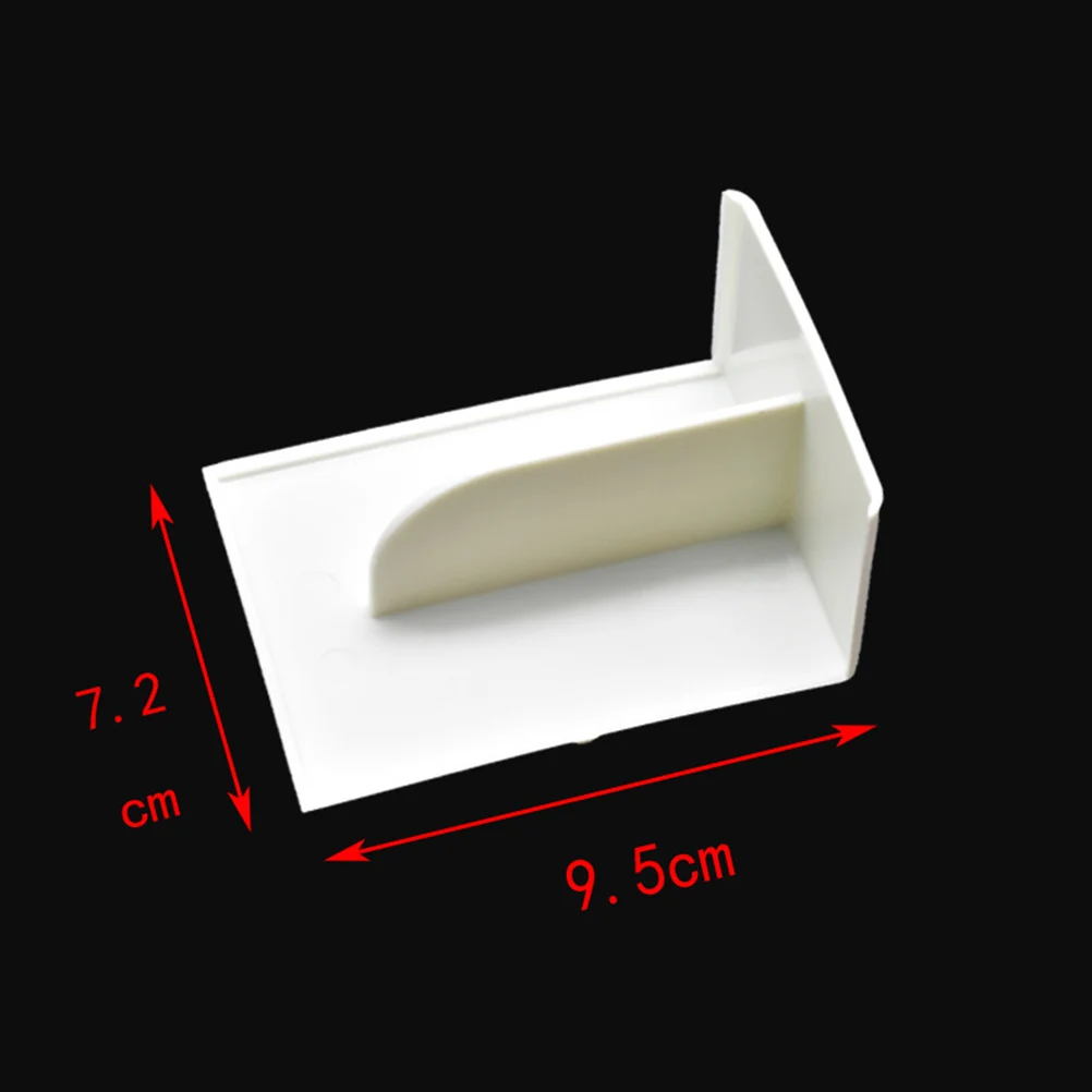 

4pcs Fondant Smoother Set Cake Scraper Baking Decoration Tools T Shape White Plastic Kitchen Bar Accessories