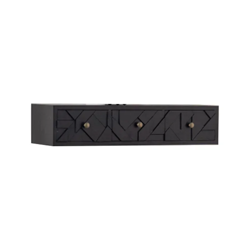 Multifunctional solid wood   cabinet, bathroom bedroom wall-mounted storage cabinet