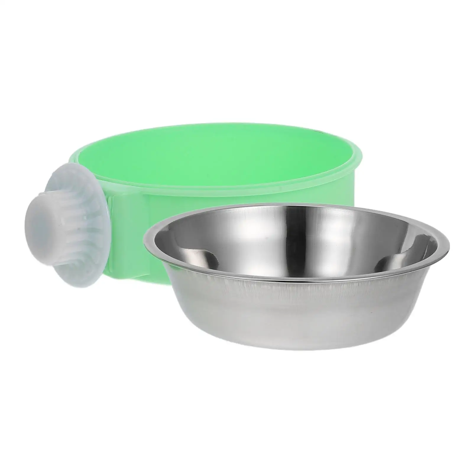 

Hanging Stainless Steel Bowl Durable Dog Feeder Safe Eco Friendly Pet Supplies Portable Pet Food Bowl Easy Clean