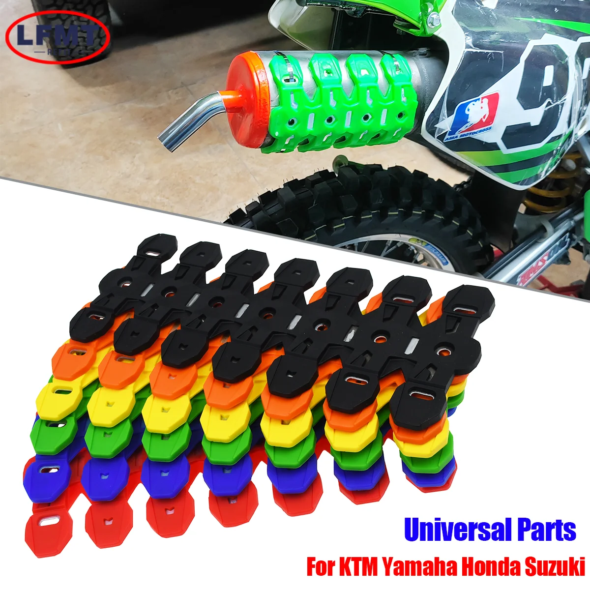 Für KTM EXC EXCF SX SXF XC XCW XCF XCWF Motorrad Auspuff Schild Schalldämpfer Rohr Abdeckung Schutz Tpi 125 200 250 350 400 450 500
