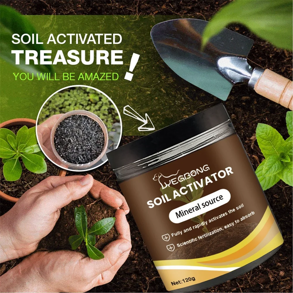 120g Soil-Revitalizer Boost Plant Growth & Root Development Nutrient Supplement Nutritional Powder Gardening Horticultural Care