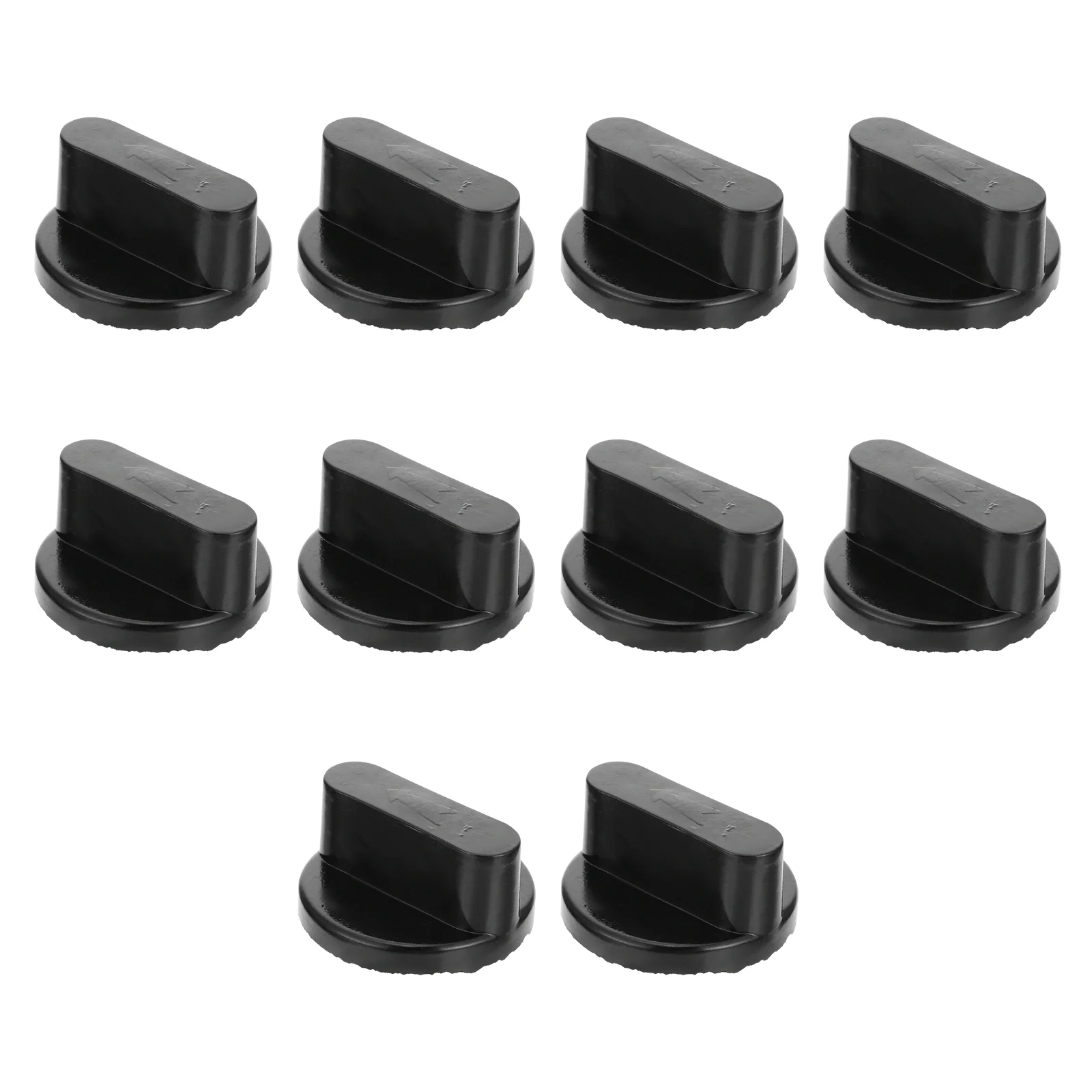 10 Pcs Gas Stove Switch Cooker Control Knobs Accessories for Accessory Plastic On-Off