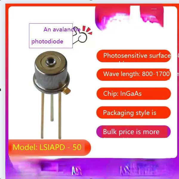 

LSIAPD-50 Sensitive Light 800-1700nm50um2GHz InGaAs Avalanche Photodiode Detector