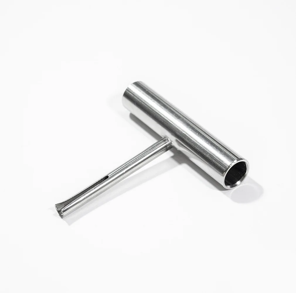 T شكل قضيب عظم الترقوة أداة الإدراج الفولاذ المقاوم للصدأ Spearfishing الغوص المطاط عظم الترقوة إدراج قضيب T شكل بار Speargun أداة #4