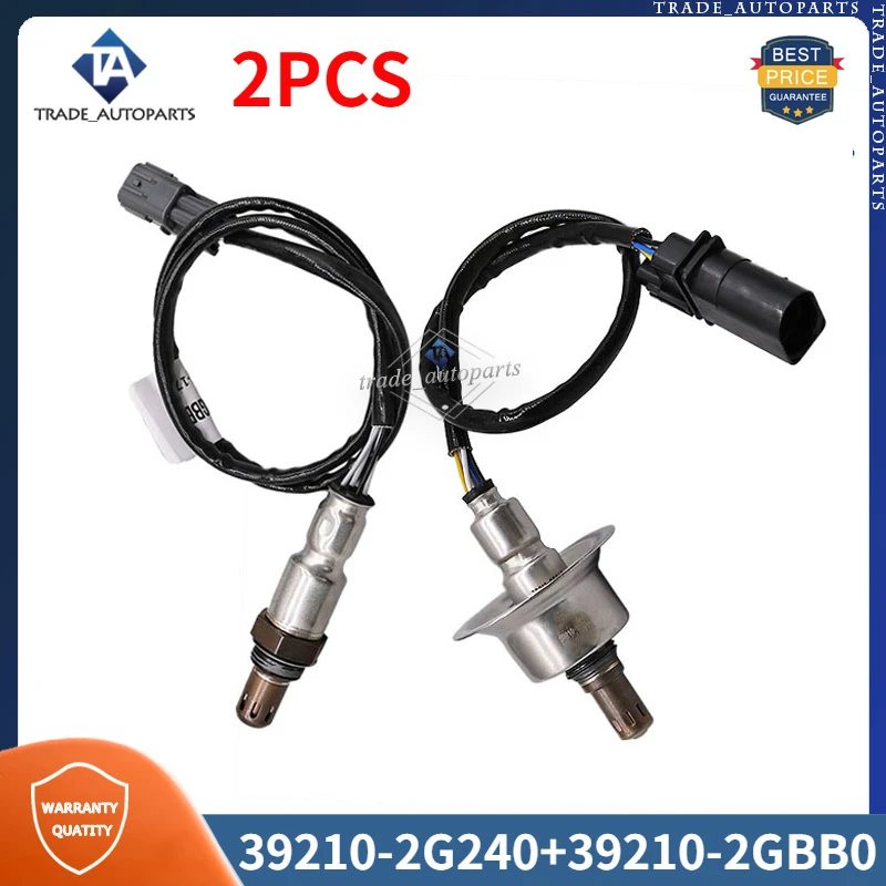 Set Of 2 Lambda Oxygen Sensor 39210-2G240 39210-2GBB0 For 2017 2018 2019 Kia Sorento Sportage Hyundai Tucson 234-5714 234-8031