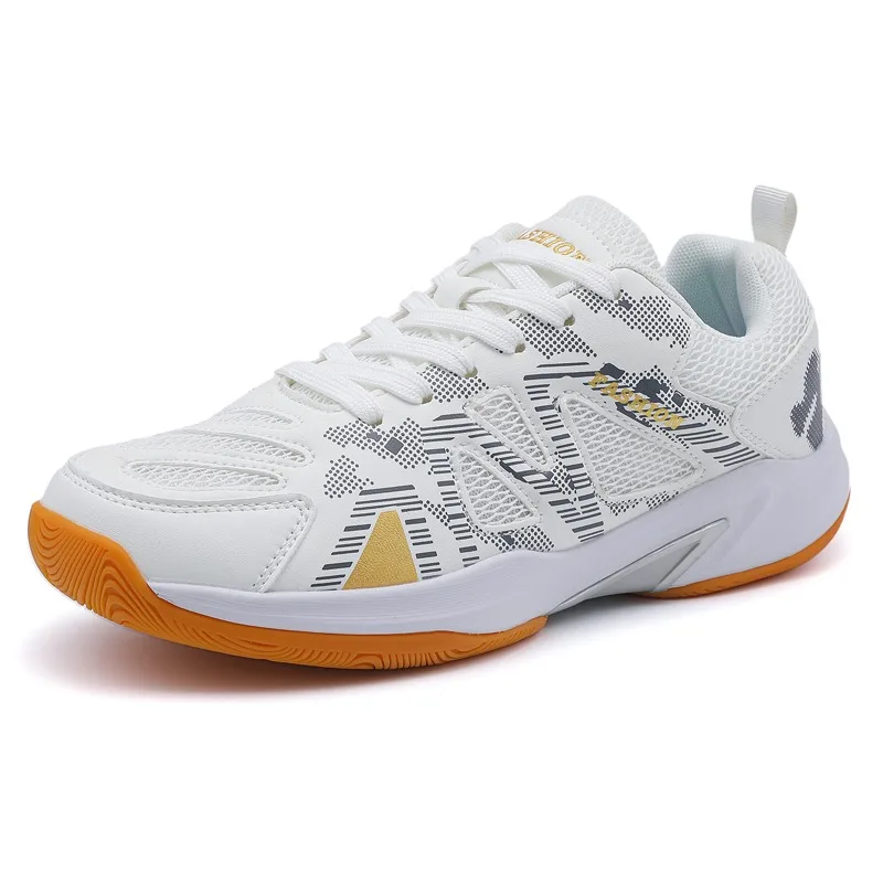 Professional Badminton Shoes Mesh Breathable Indoor Court Shoes Super Light Tennis Shoes Hard-Wearing Table Tennis Shoe For Men