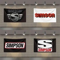3x5 FT Simsons Flag Polyester Printed Motorcycle Flags for Room Garage Decor