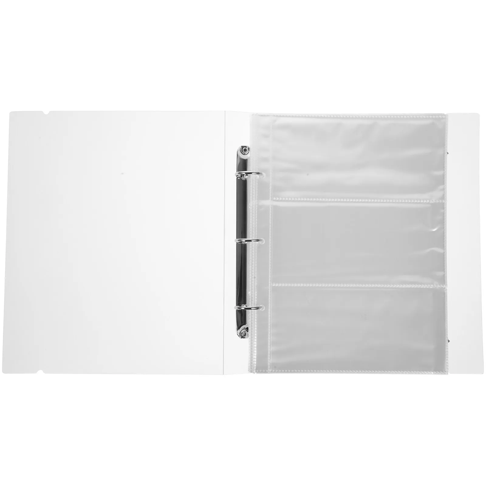 Concert Tickets Album 30 Pages PVC Card Holder Postcards Album Binder White Postcard Sleeves Binder File Folder
