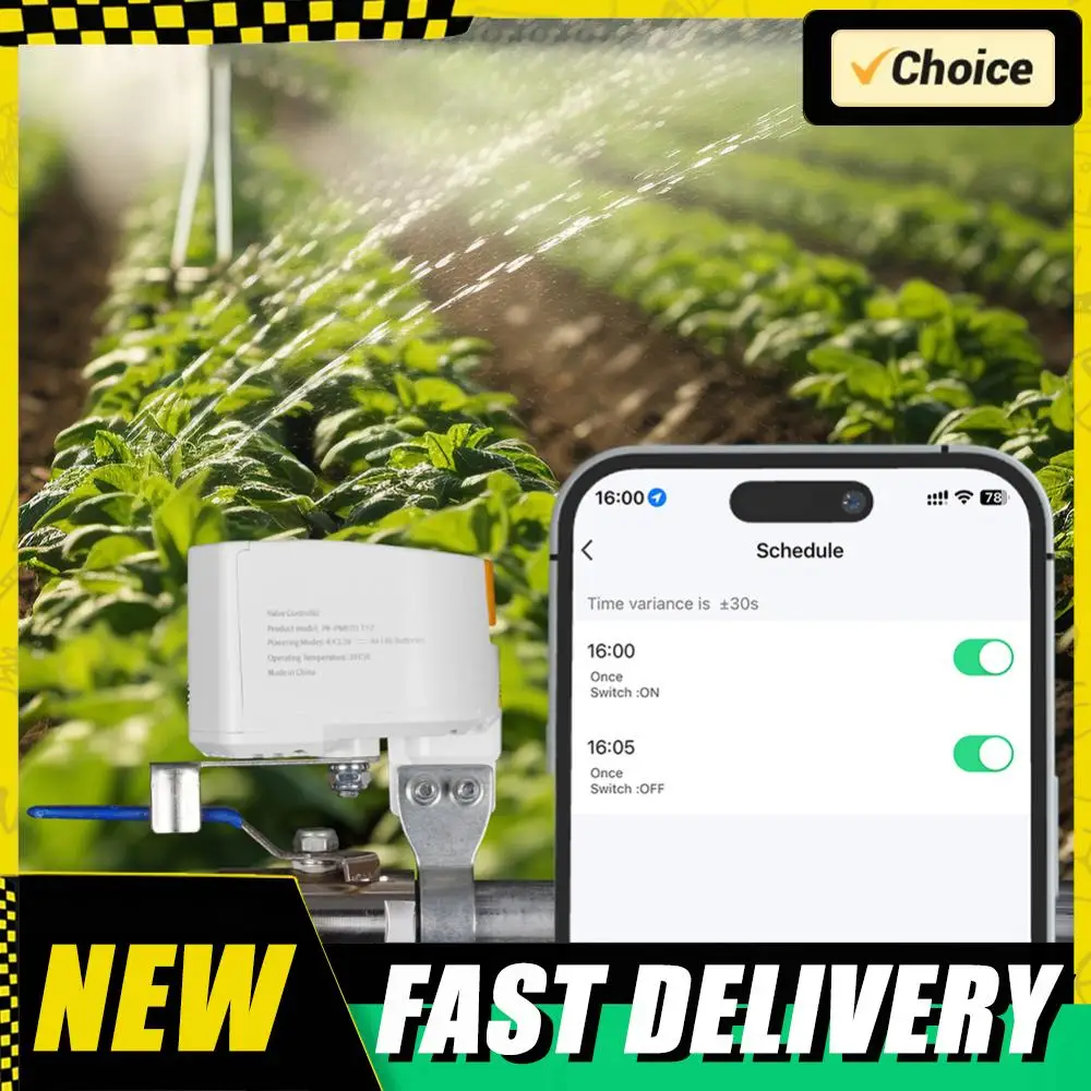 

Контроллер водяного газового клапана с умной батареей ZigBee, совместимый с приводом умного водяного клапана Alexa и Google Home