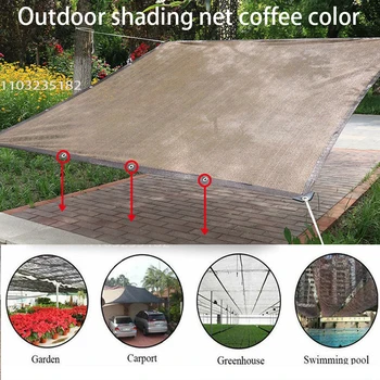 Outdoor HDPE sunshade umbrellas, gardens, buildings, shading nets, balconies, umbrellas, terraces, swimming pool tents