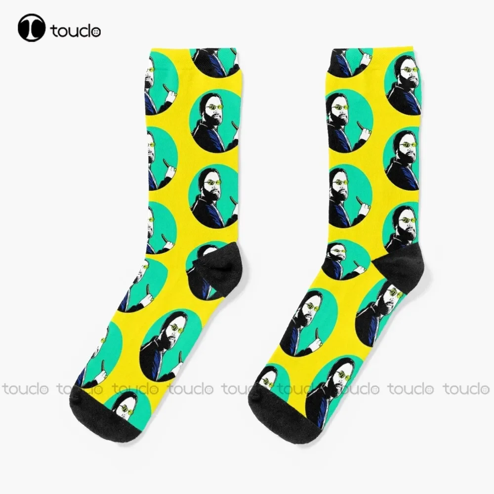 Tom Segura Sticker Socks Cotton Socks For Men Unisex Adult Teen Youth Socks Christmas Gift Custom Hd High Quality Fashion New