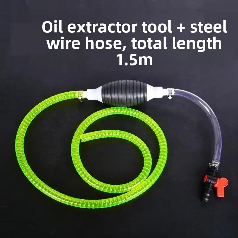 Universele auto brandstofpomp kit, knippijp, handmatige zuigpijp, duurzaam, 1 stuk voor vloeibare benzine, tuning brandstof, diesel pomp