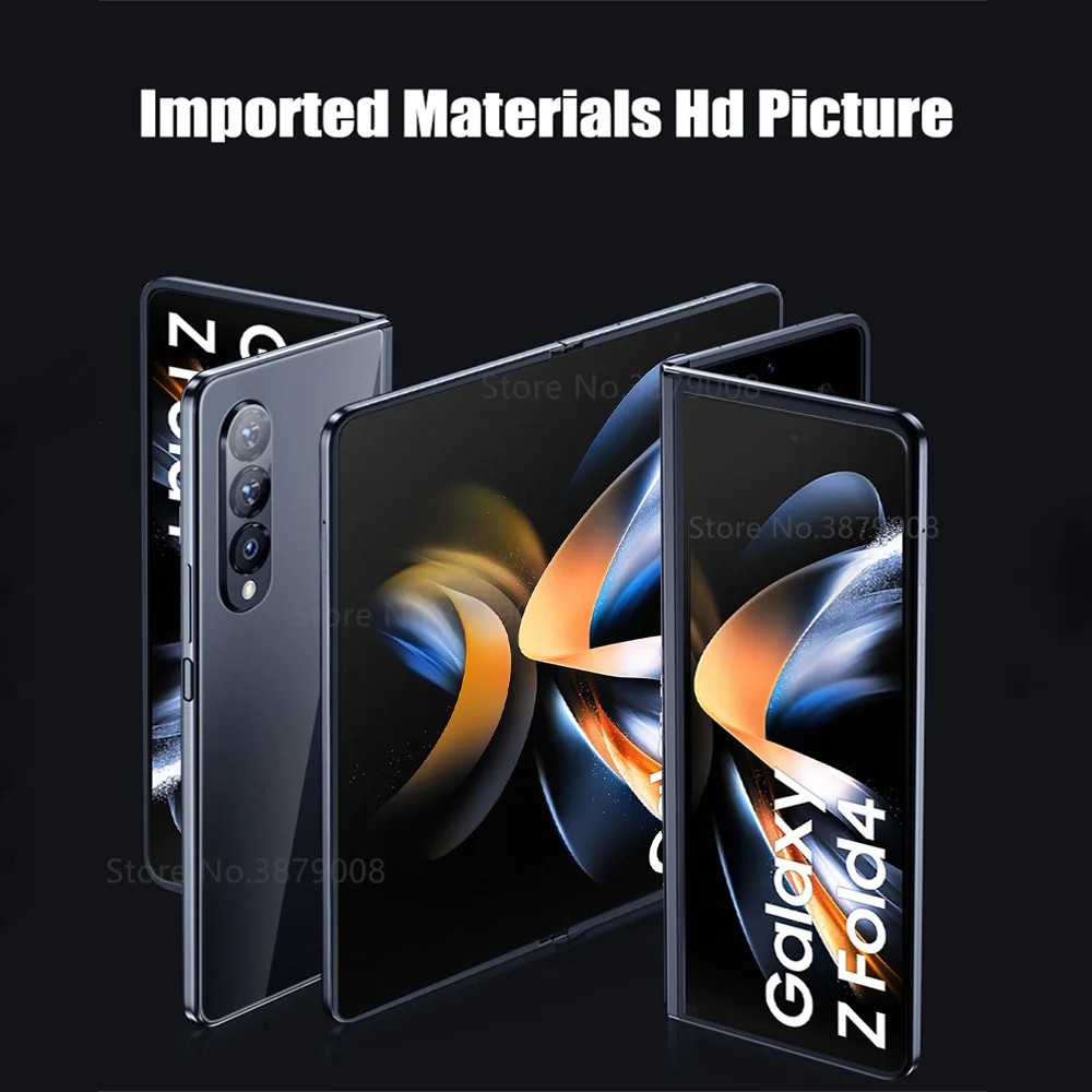 4in1 Hydrogel Film For samsung zfold4 Screen Protectors For samsung zfold 4 z fold4 z folder 4 Camera Lens Protective Soft Film