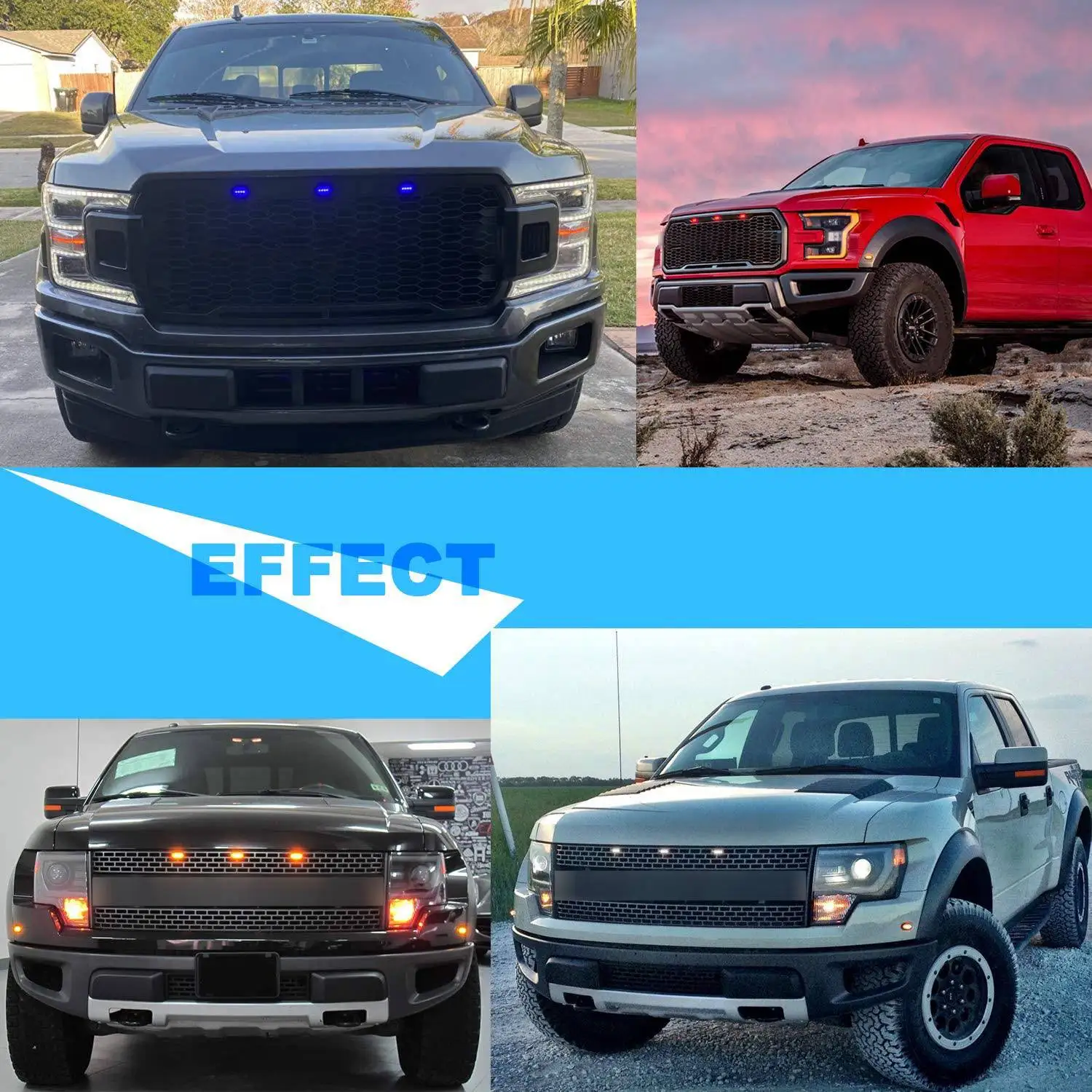 مصابيح شواية أمامية لفورد رابتور ، F150 Grilles ، عدسات مدخنة ، صفراء ليد ، لوقوف السيارات ، إضاءة كهرمان جري ، من من من من من من من من من من من من من من من من من من من من من من من من ومن ومن ومن ومن ومن ومن ومن ومن ومن ومن ومن ومن ومن ومن ومن ومن ومن ثم