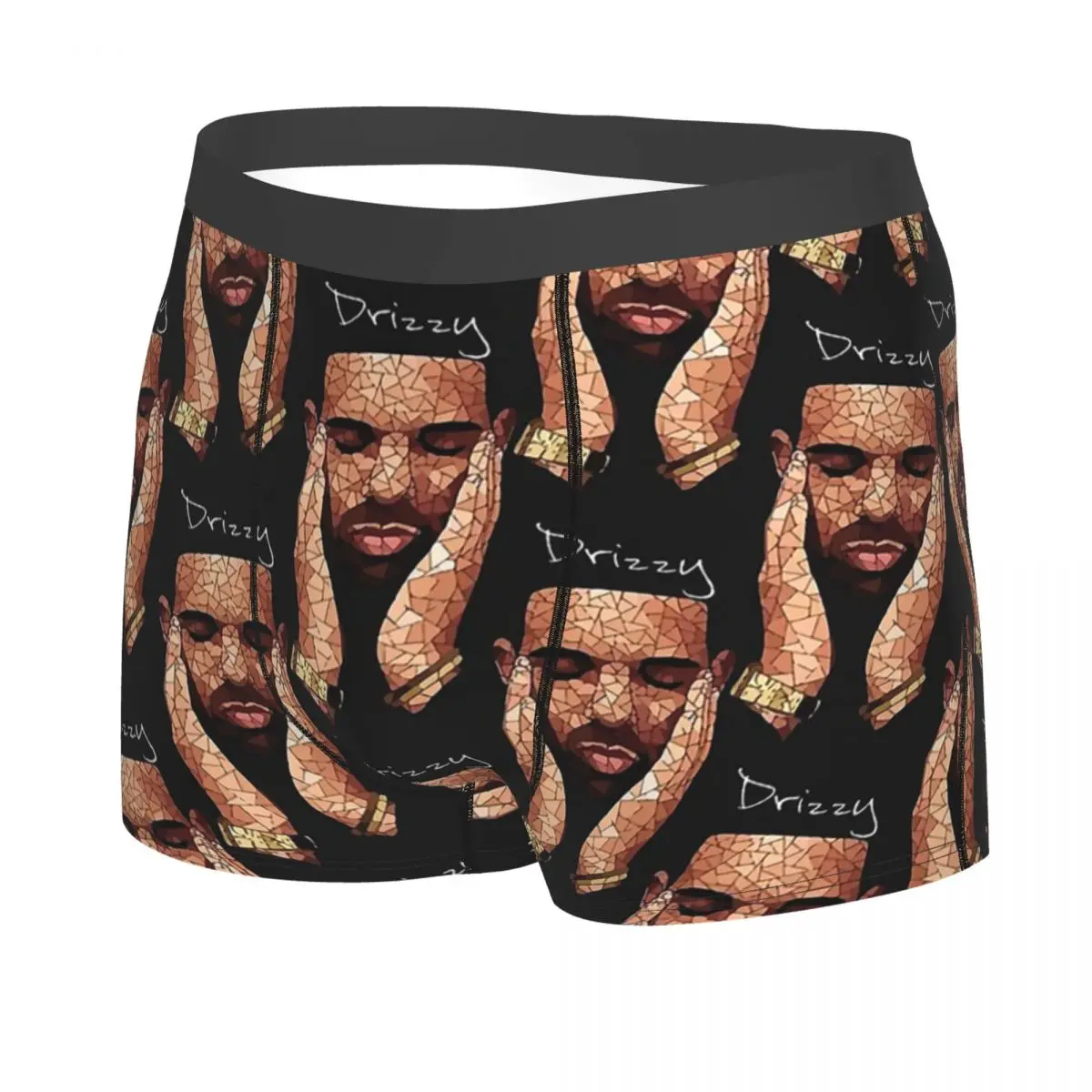 Drke Drizzy Rapper Men Boxer Briefs Highly Breathable Underwear Top Quality Print Shorts Birthday Gifts