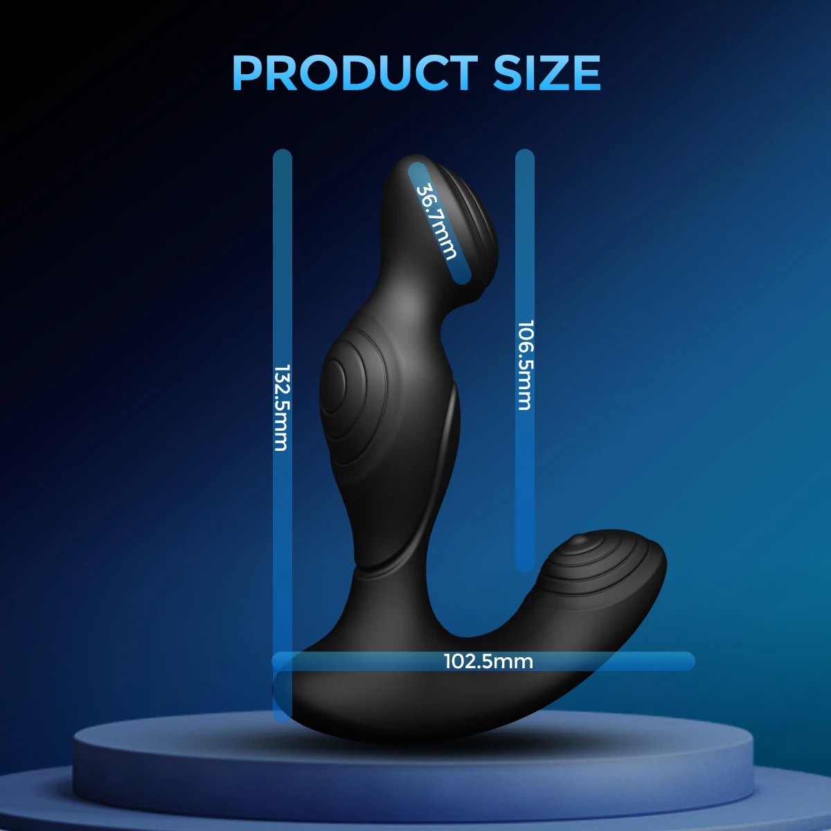 HESEKS Male Prostate Massager Wireless Remote Control Anal Plug Dildo Vibrator Butt Plug G-Spot Stimulate Sex Toys For Men 18+