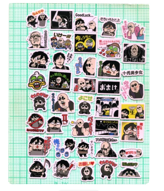 40pcs/pack Wasyagana 2-3cm waterproof diy sticker