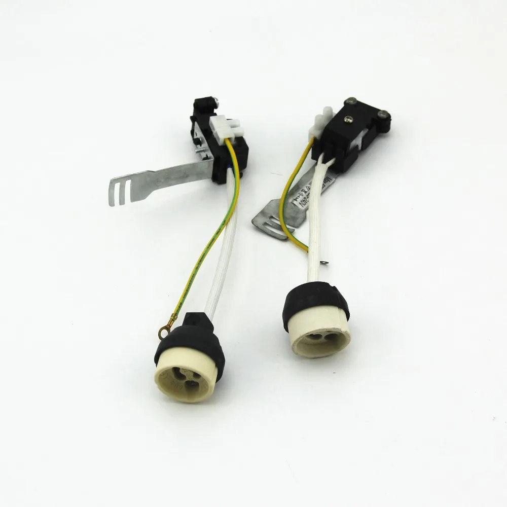 2PCS gu10 Socket Base Connector Stand Ceramic Lamp wiring For GU10 Base Halogen Socket or GU10 Led Bulb