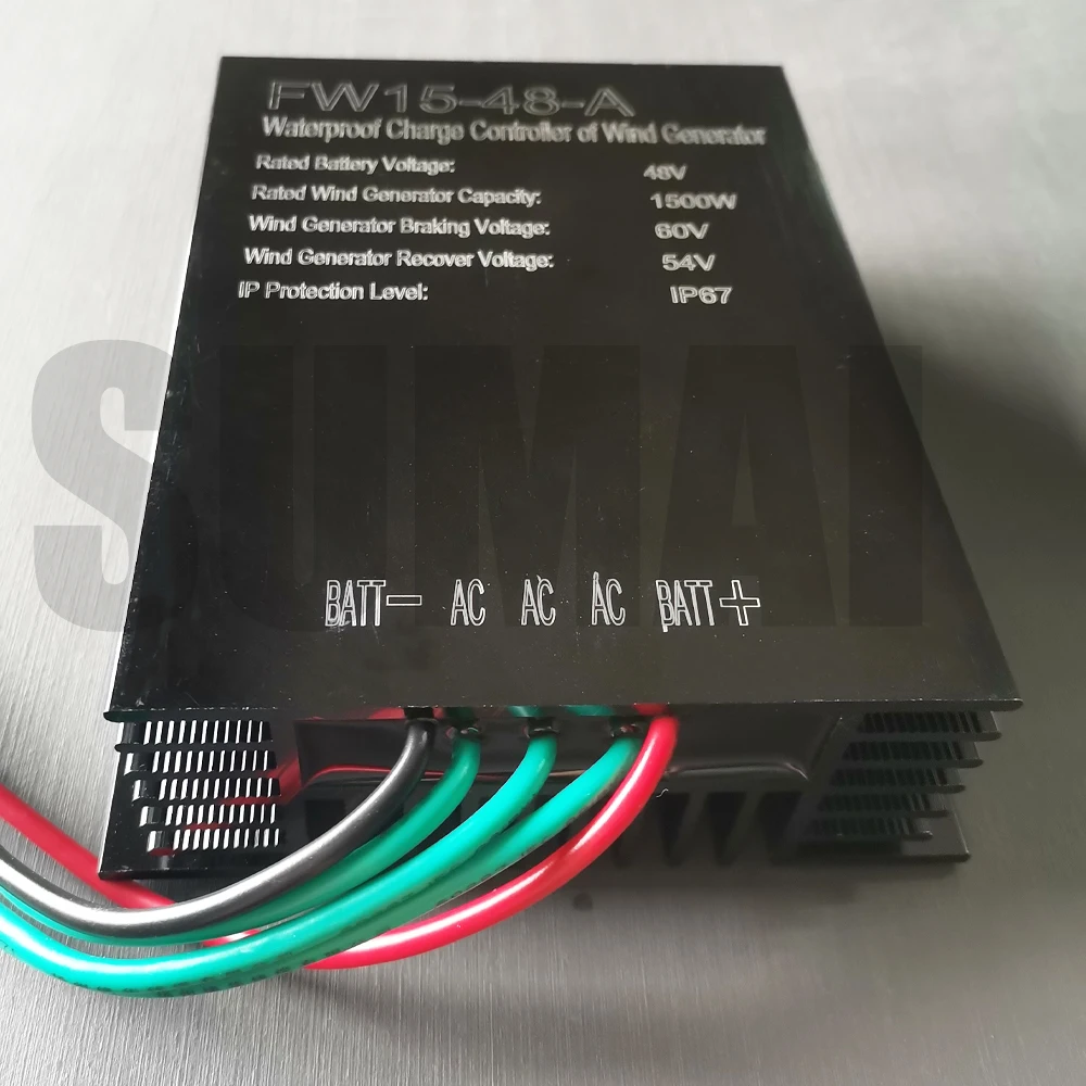 Imagem -05 - Venda Quente Controlador à Prova Impermeável Água para Turbina Eólica Controlador de Carga Regulador de Moinho de Vento 1000w 1500w 2000w 3000w 4000w 5000w 48v