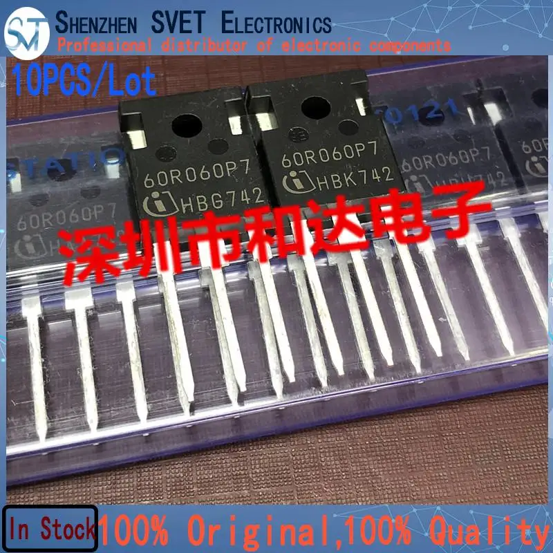 

10PCS/Lot 60R060P7 IPW60R060P7 TO-247 600V 48A Import Original And New 100%Test In Stock